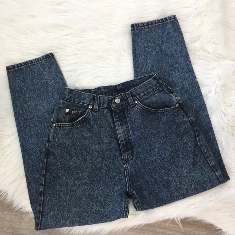 Lee Vintage Acid Wash Mom Jeans
